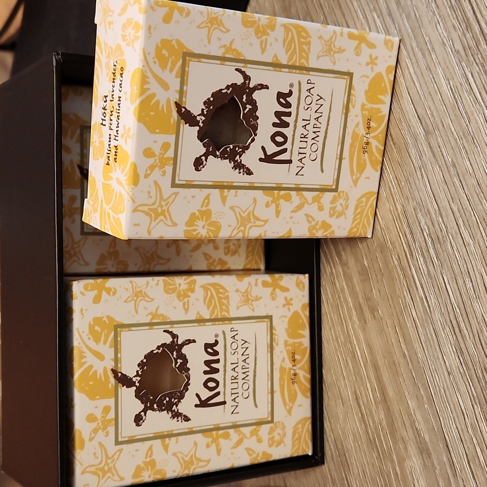 Kona soap bars from hawaii brand new 4 bars